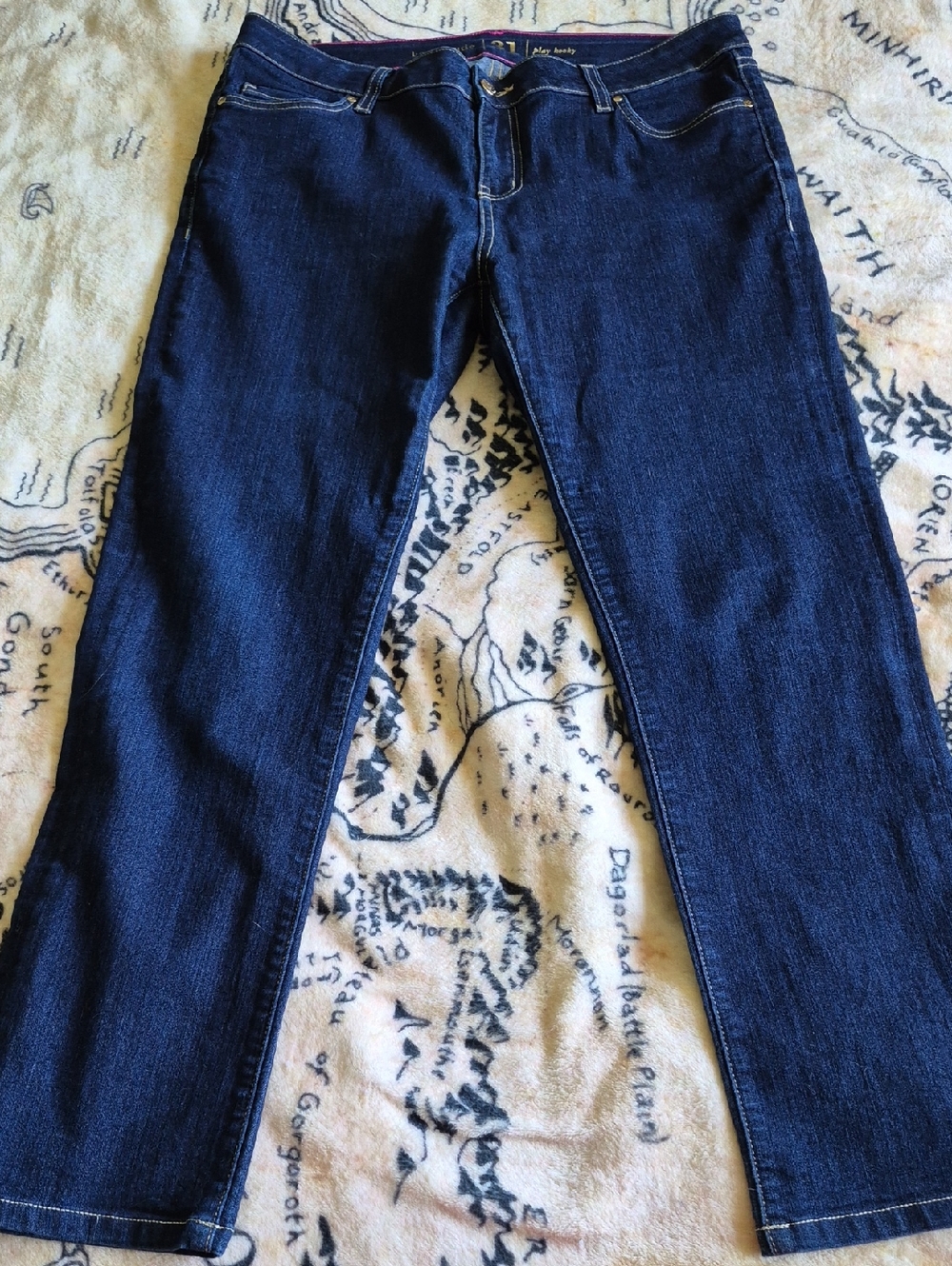 Kate Spade New York Size 31 Play Hooky Perry Street Dark Blue Jeans